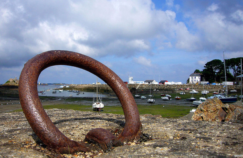 Marée basse à Loguivy de la mer