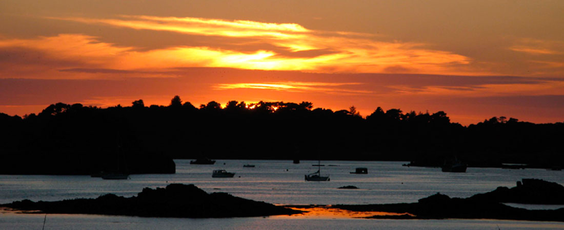 Couché de soleil à Loguivy